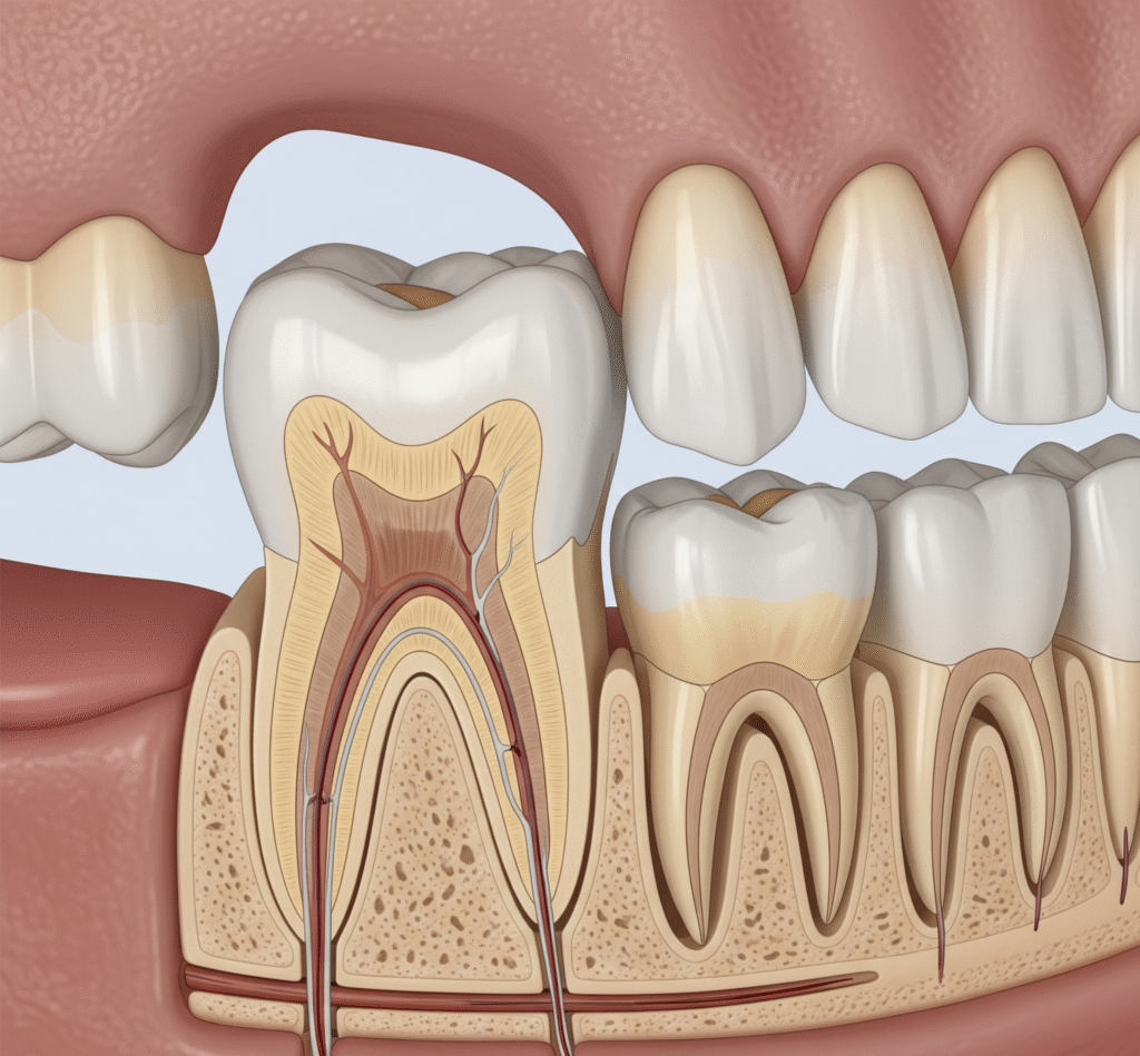Dentes não são ossos