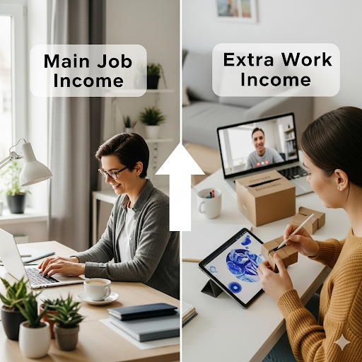 como aumentar sua renda com trabalhos extras em casa