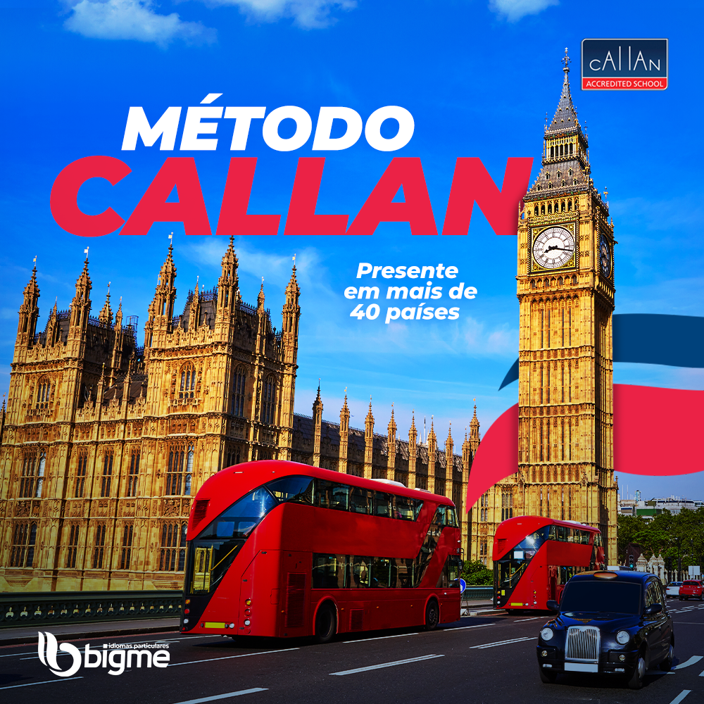 Materiais didáticos do Método Callan para aprender inglês